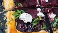 Goat's Cheese and Beetroot Tart