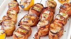 Grilled Bacon-Wrapped Scallops