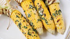 Grilled Corn with Herb Butter