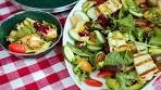 Grilled Halloumi Salad