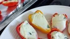 Herb and Cream Cheese Stuffed Mini Peppers