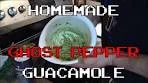Homemade GHOST PEPPER Guacamole