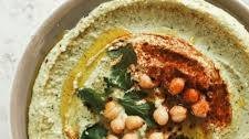 Homemade Hummus with Herbs