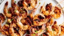 Honey Garlic Shrimp Skewers