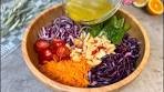 I can't stop eating this salad! Cabbage, carrots and apple ...