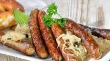 Kransky Sausage and sauerkraut
