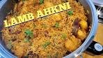 Lamb Ahkni, serves 10-15 People ...