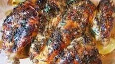 Lavender, Lemon, and Honey Spatchcocked Roast Chicken Recipe