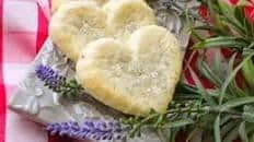 Lavender Shortbread Cookies
