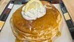 Lemon Pancakes (Light, n Fluffy) Topping is warm Lemon ...