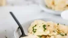 Lobster Ravioli with Brown Butter Sauce