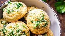 Low Carb Garlic Herb Biscuits {Paleo}
