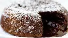 Mexican “Hot” Chocolate Molten Lava Cakes