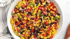 Mexican Salad With Corn & Black Beans