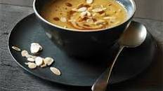 Moroccan spiced cauliflower & almond soup