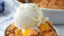 Nectarine Brown Sugar Crisp