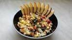 Nectarine salsa. Quick and easy salad recipe.