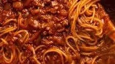 One Pot Pasta Bolognese