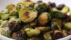 Oven Roasted Garlic Parmesan Brussels Sprouts
