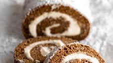 Pumpkin Roll with Cream Cheese Frosting