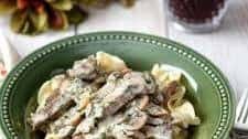 Reinvented Beef Stroganoff