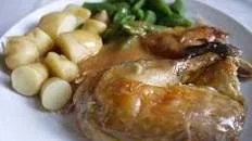 Roast Guinea Fowl with Lemon and Rosemary