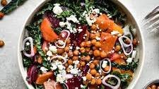 Roasted Beet and Kale Salad