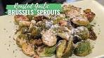 Roasted Garlic & Parmesan Brussels Sprouts Recipe