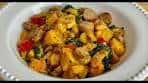 Roasted Sweet Potato & Butternut Squash Hash