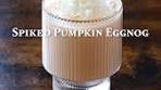 Ron | Halloween week is here 🎃 SPIKED PUMPKIN EGGNOG ...