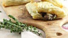 Sauteed Mushroom and Brie Puff Pastry Bites