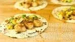 Scallop Tacos with Corn and Avocado Salsa