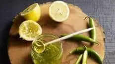 Serrano Chile in Lemon and Oil