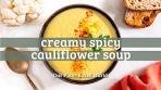 Spicy Cauliflower Soup
