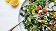 Spinach and Quinoa Salad with Dried Apricots