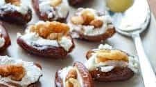Stuffed Dates with Goat Cheese and Walnuts
