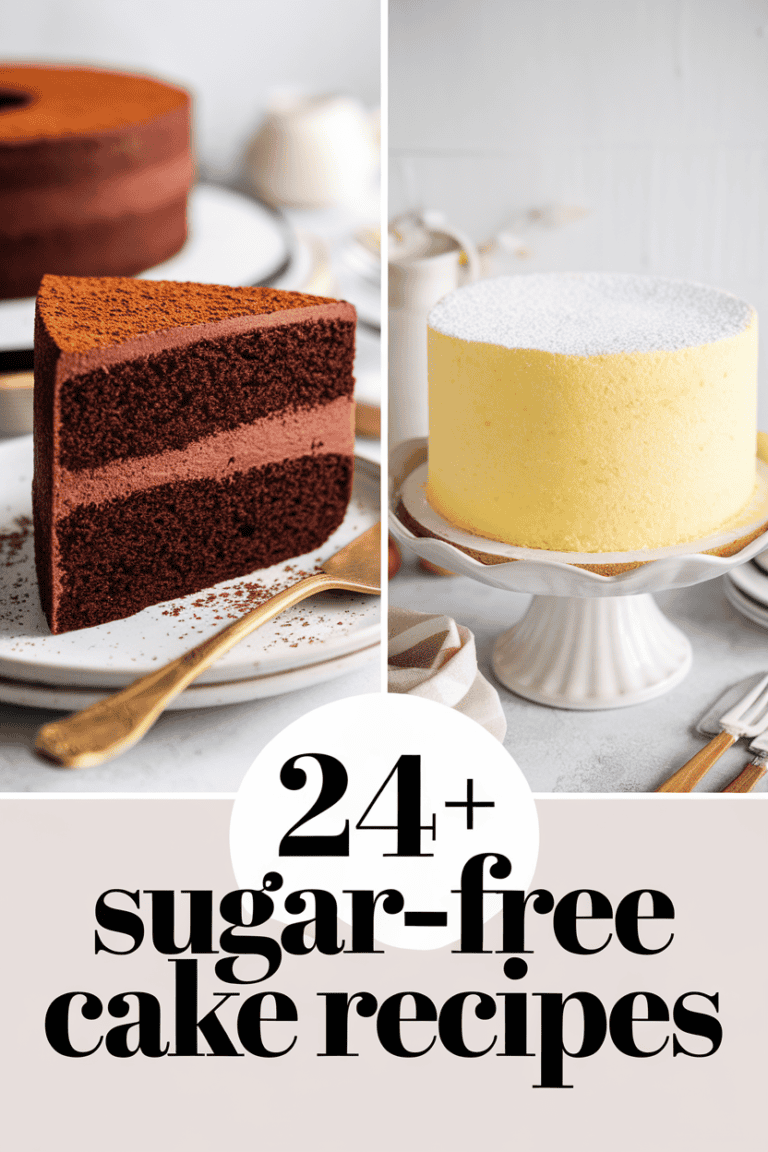 24+ Simple Sugar-Free Cake Recipes You Can Bake Today for a Healthier ...