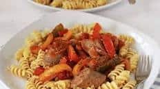 Sweet and Spicy Sausage and Pepper Pasta