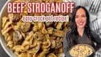 The Best Crock Pot Beef Stroganoff Recipe!