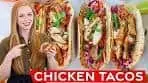 The Best Grilled Chicken Tacos | with Guacamole & Cabbage ...