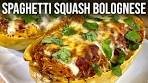 The Best Spaghetti Squash Bolognese Recipe | Spaghetti ...