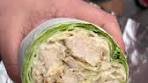 The CHICKEN CAESAR LETTUCE WRAP from ...