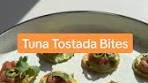 tuna tostada bites! new appetiser recipe for your dinner party ...