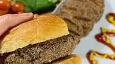 Veggie Burgers (made with celery pulp!)