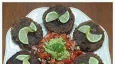 Yucca Black Bean Fritters / Crunch Patties