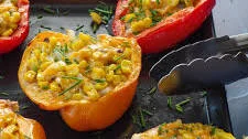 📋 Corn Stuffed Grilled Peppers Recipe