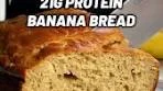 21g Protein Banana Bread Ingredients: 1-1/2 cup flour (180g ...