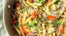 30 Minute Pasta Primavera Recipe with Italian Sausage