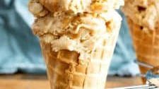 4 Ingredient Banana Peanut Butter Swirl Ice Cream (Vegan, Dairy-Free, Refined Sugar-Free, Gluten-Free, No Churn)