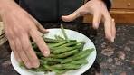 Air-fried crispy spicy Green Beans